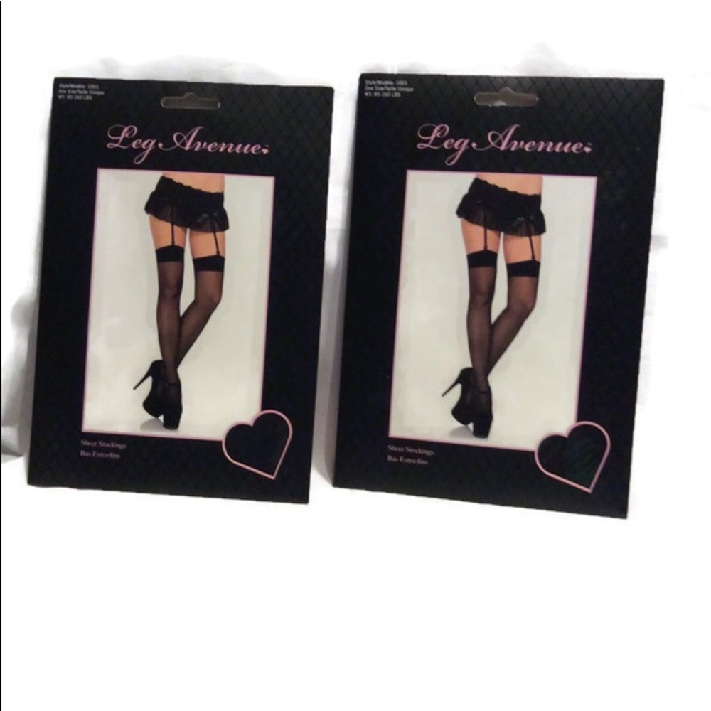 Leg Avenue Sheer Stockings NEW